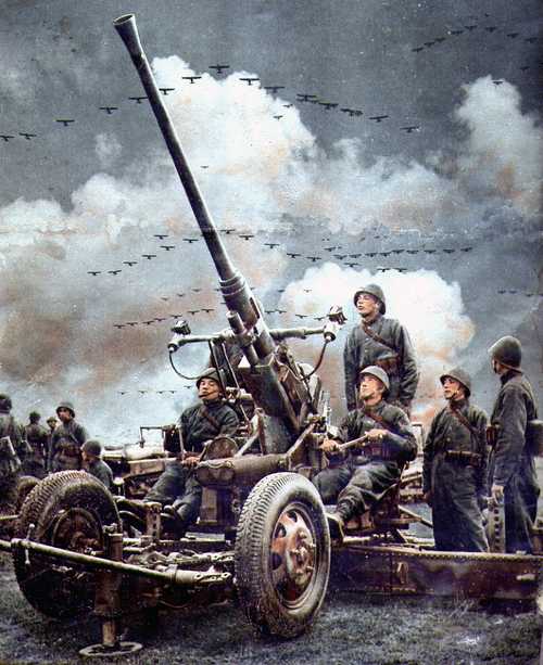 1939 Polish-made Bofors 40 mm gun