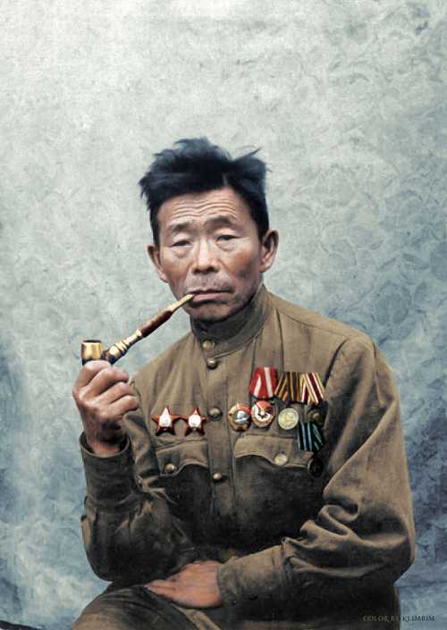 Soviet sniper Semyon Nomokonov