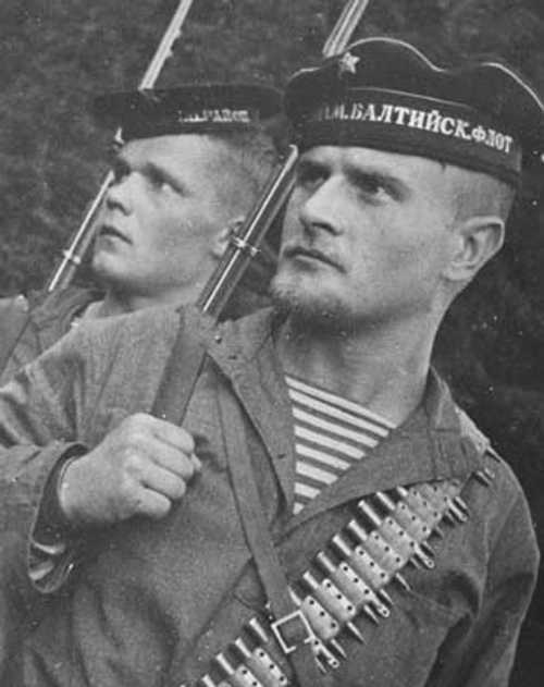 Marine of the Baltic fleet in august 1941