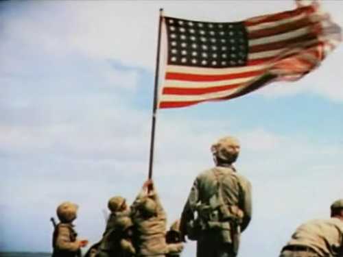 硫黄島の星条旗